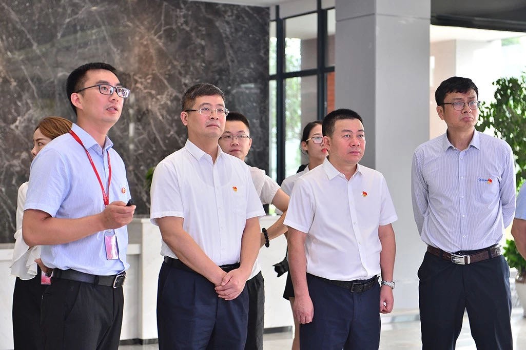 以党建引领suncitygroup太阳新城发展丨长沙市委组织部调研suncitygroup太阳新城新材料