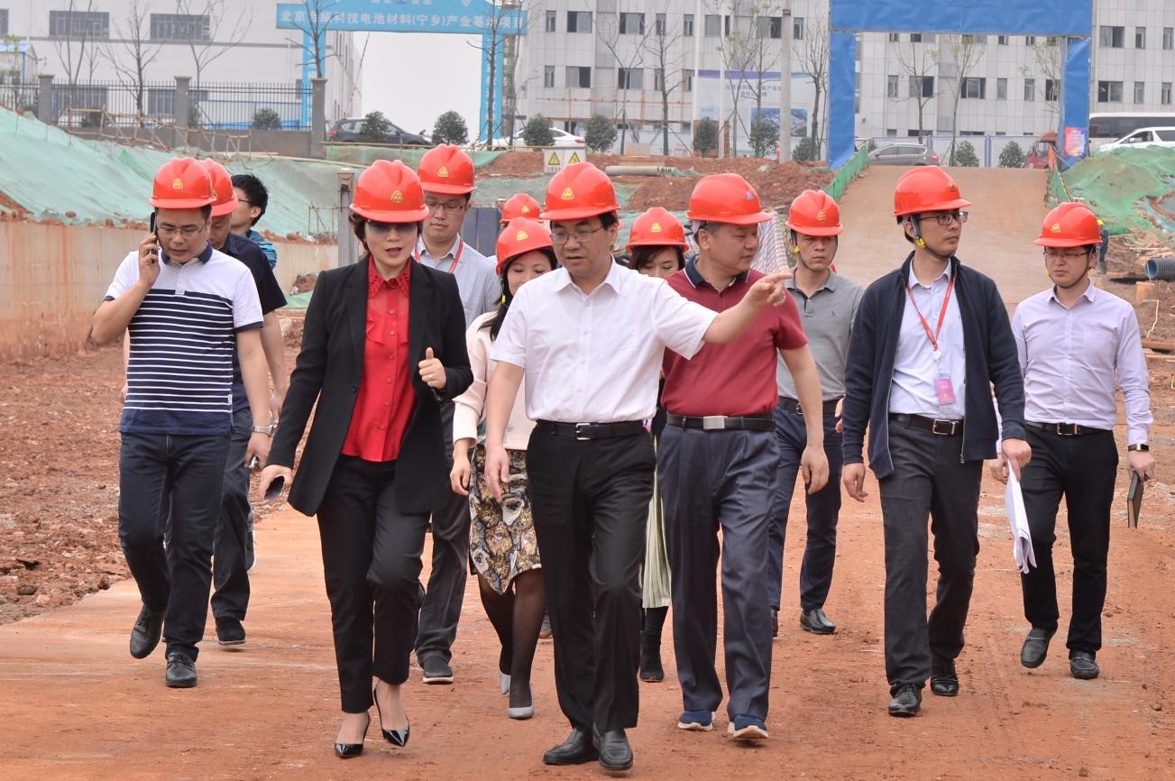 宁乡市委书记周辉赴suncitygroup太阳新城新材料宁乡基地项目调研