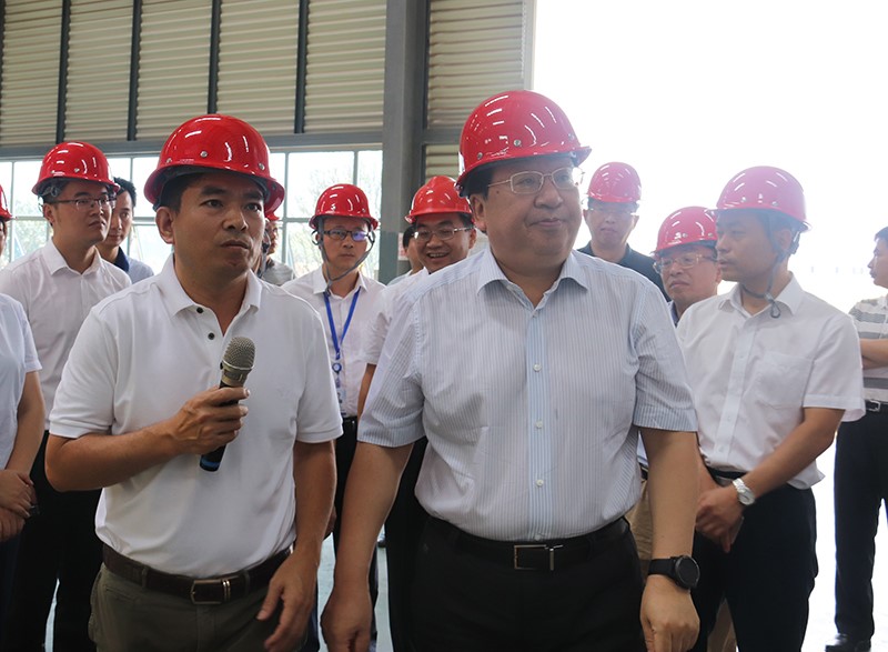 湖南省常务副省长陈向群调研suncitygroup太阳新城新能源（中国）总部产业基地