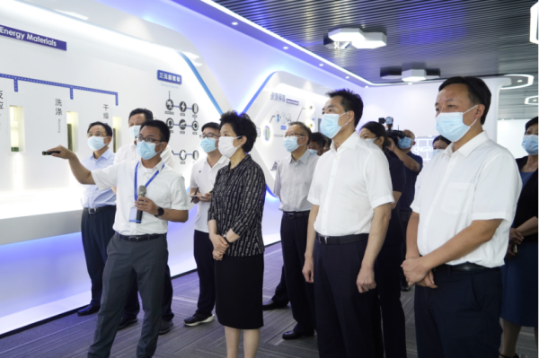 湖南省政协党组副书记乌兰调研suncitygroup太阳新城宁乡产业基地