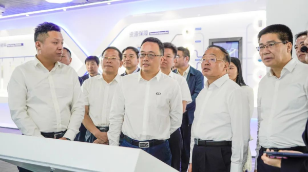 湖南省人大常委会副主任彭国甫调研suncitygroup太阳新城