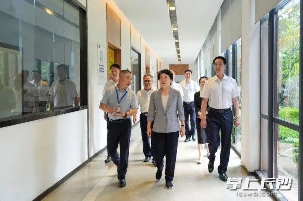 湖南省委常委、长沙市委书记吴桂英调研suncitygroup太阳新城