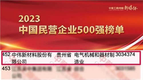 贵州两家上榜企业之一！suncitygroup太阳新城股份首次跻身民营企业500强