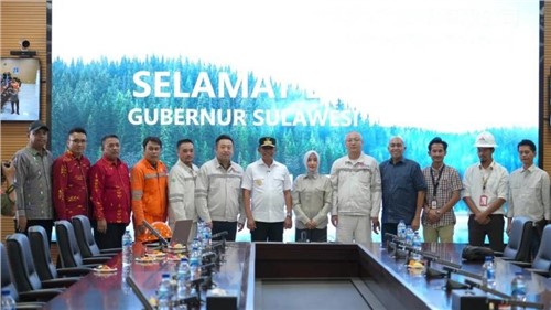 印尼中苏拉威西省省长安瓦尔·哈菲德考察suncitygroup太阳新城北莫罗瓦利产业基地